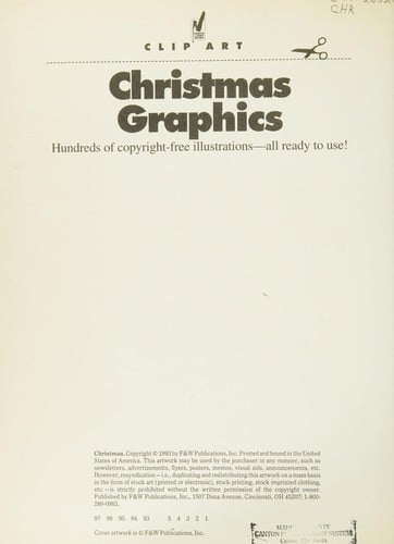 Christmas Graphics: Hundreds of Copyright-Free   Illustrations- All Ready to Use! (Clip-art)