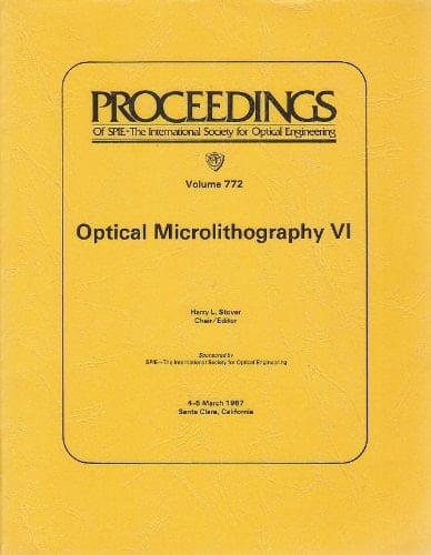 Optical Microlithography VI (Proceedings of Spie)