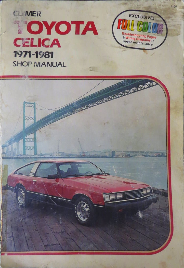 Toyota Celica, 1971-1980 Shop Manual