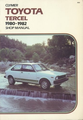 Toyota Tercel, 1980-1982 Shop Manual