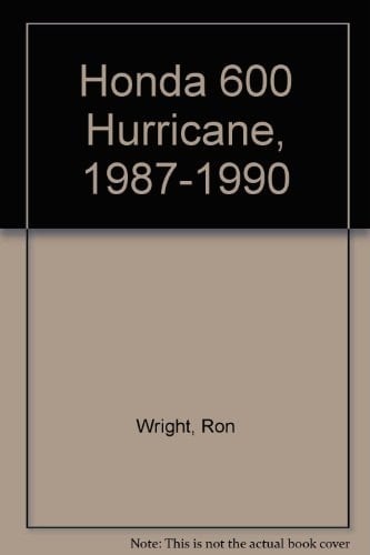 Honda 600 Hurricane, 1987-1989