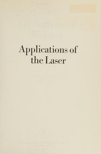 Applications of the Laser