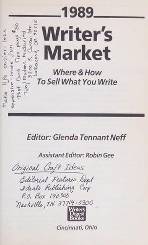 Writer's Market Where & how to Sell what You Write