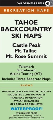 Tahoe Backcountry Ski Castle Peak/mt Tallac/mt Rose