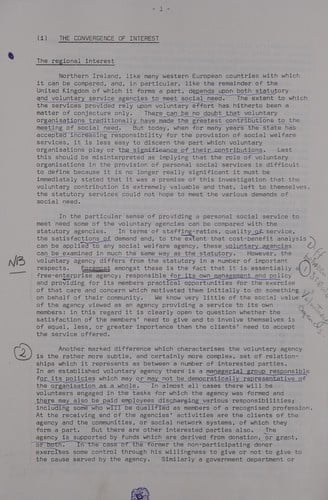 Yesterday's heritage or tomorrow's resource: A study of voluntary organizations providing social services in Northern Ireland