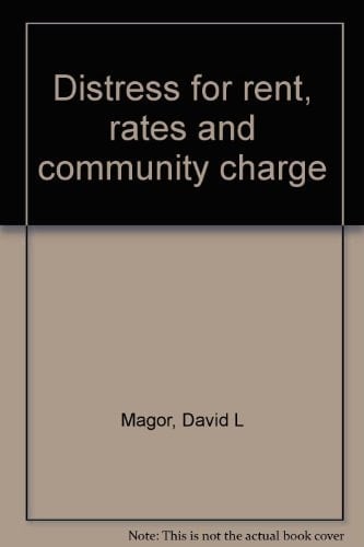 Distress for Rent, Rates and Community Charge