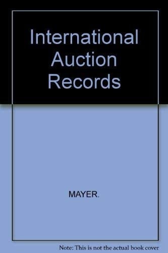International Auction Records 1979-80. Ed. E. Mayer