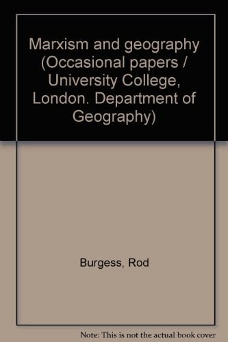 Marxism and Geography