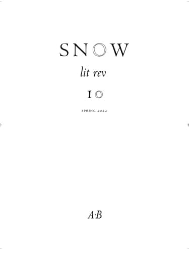 Snow Lit Rev 10