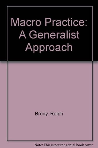 Macro Practice A Generalist Approach
