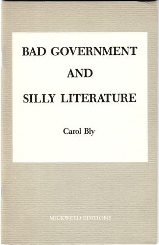Bad Government and Silly Literature