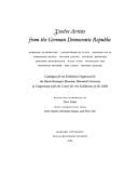 Twelve artists from the German Democratic Republic : Gerhard Altenbourg ... [et al.] ; catalogue for an exhibition organized by the Busch-Reising Museum, Harvard University in cooperation with the Center for Art Exhibitions of the GDR....