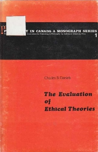 Philosophy in Canada: a Monograph Series