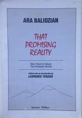 That promising reality: New vision & values : the Armenian revival
