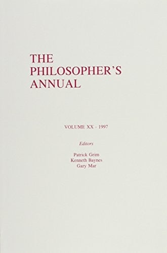 The Philosopher's Annual, 1997