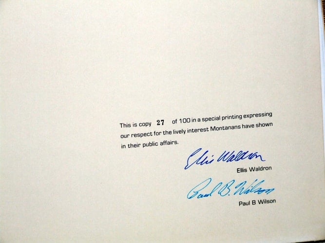 Atlas of Montana Elections, 1889-1976