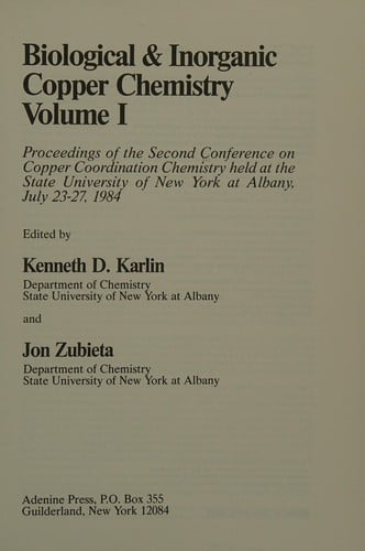 Biological and Inorganic Cooper Chemistry