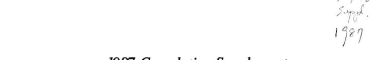 Odometer Law 1987 cumulative supplement
