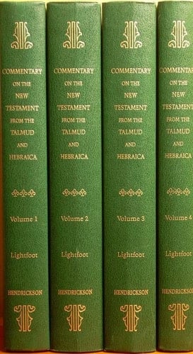 A Commentary on the New Testament from the Talmud and Hebraica (4 Vol. Set)