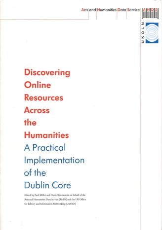 Discovering online resources across the humanities