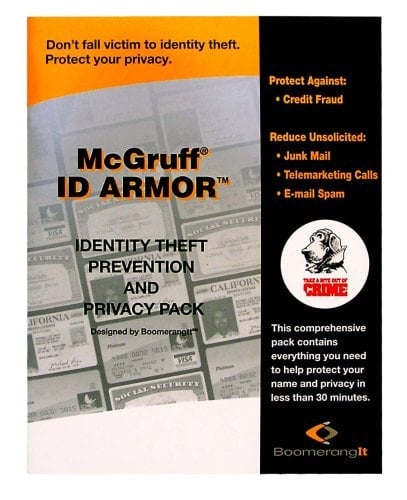 McGruff ID Armor Identity Theft Prevention and Privacy Pack