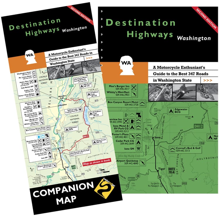 Destination Highways Washington: A Motorcycle Enthusiast's Guide to the Best 347 Roads in Washington State (2ND EDITION 2010)