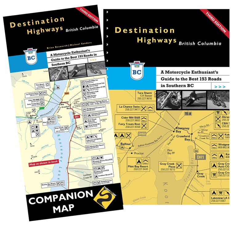 Destination Highways British Columbia: A Motorcycle Enthusiast's Guide to the Best 193 Roads in Southern BC (3RD EDITION 2015) by Brian Bosworth (2015-08-02)