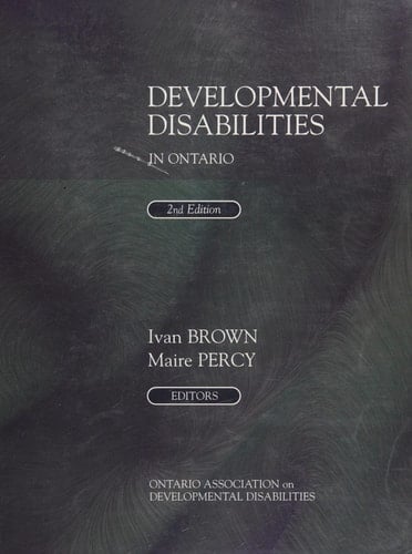 Developmental Disabilities in Ontario