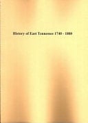 History of East Tennessee 1740-1800