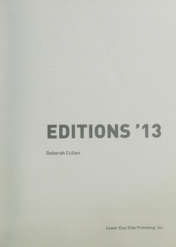 Editions '13