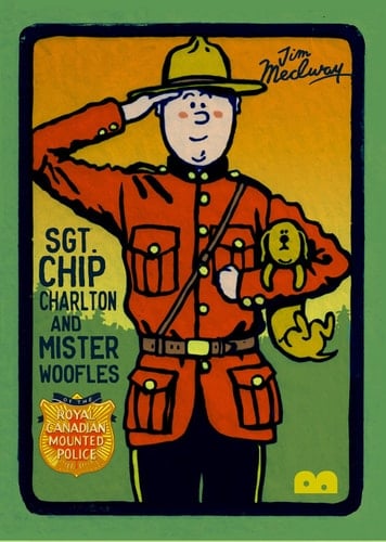 Sgt. Chip Charlton and Mr. Woofles