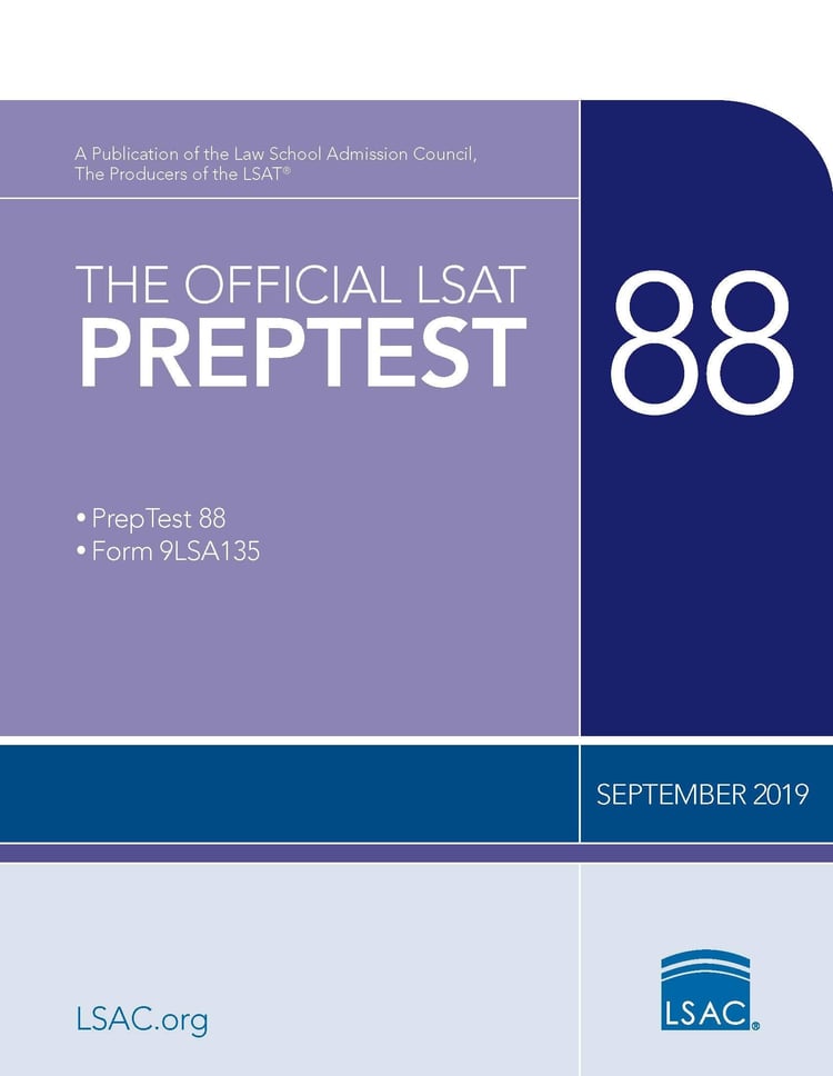 The Official LSAT PrepTest 88 (September 2019 LSAT)
