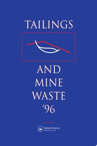 Tailings and Mine Waste 1996
