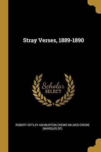 Stray Verses, 1889-1890