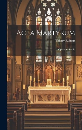 Acta Martyrum Opera Ac Studio