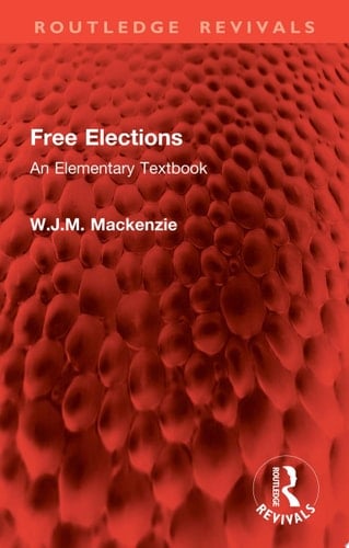 Free Elections An Elementary Textbook