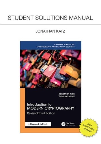 Introduction to Modern Cryptography, Revised Third Edition