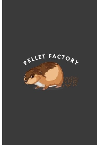 Pellet Factory Hamster Perfect Lined Notebook/Journal (6x9)