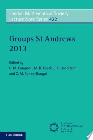 Groups St Andrews 2013
