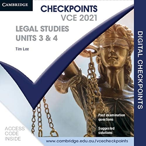 Cambridge Checkpoints VCE Legal Studies Units 3 and 4 2021 Digital (Card)