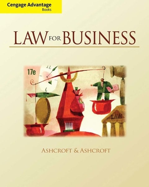 Cengage Advantage Books: Law for Business