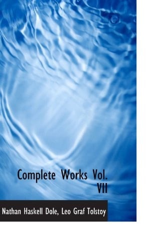 Complete Works Vol. VII
