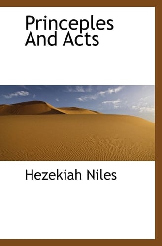 Princeples And Acts