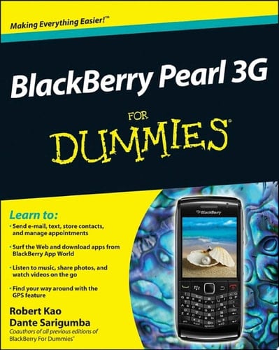 BlackBerry Pearl 3G For Dummies