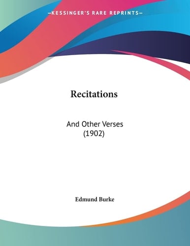 Recitations: And Other Verses (1902)