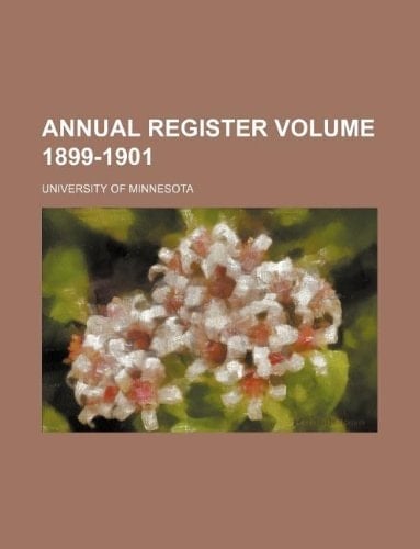 Annual register Volume 1899-1901