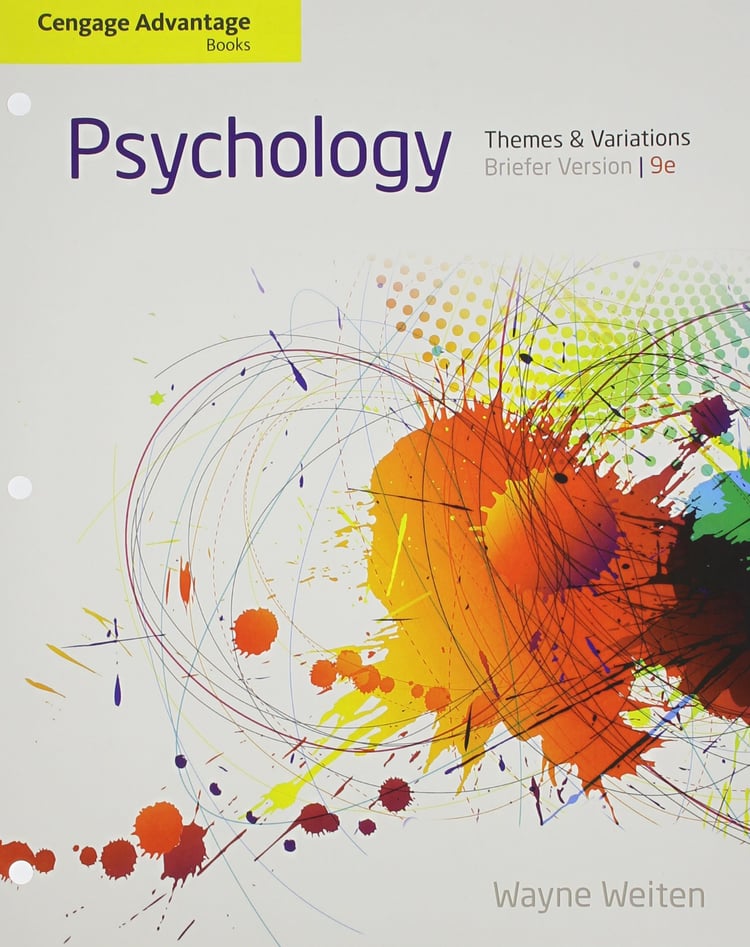 Cengage Advantage Books: Psychology Themes and Variations, Briefer Version