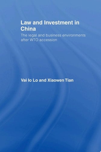 Law and Investment in China