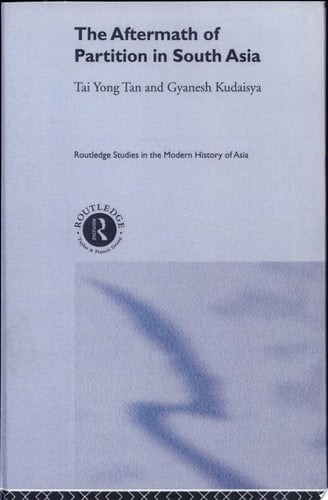 The Aftermath of Partition in South Asia