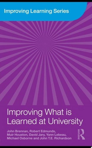 Improving What is Learned at University An Exploration of the Social and Organisational Diversity of University Education